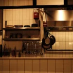 Professional cooking habits shown through organized kitchen workflow