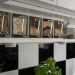 Professional cooking systems demonstrated by an organized kitchen prep station